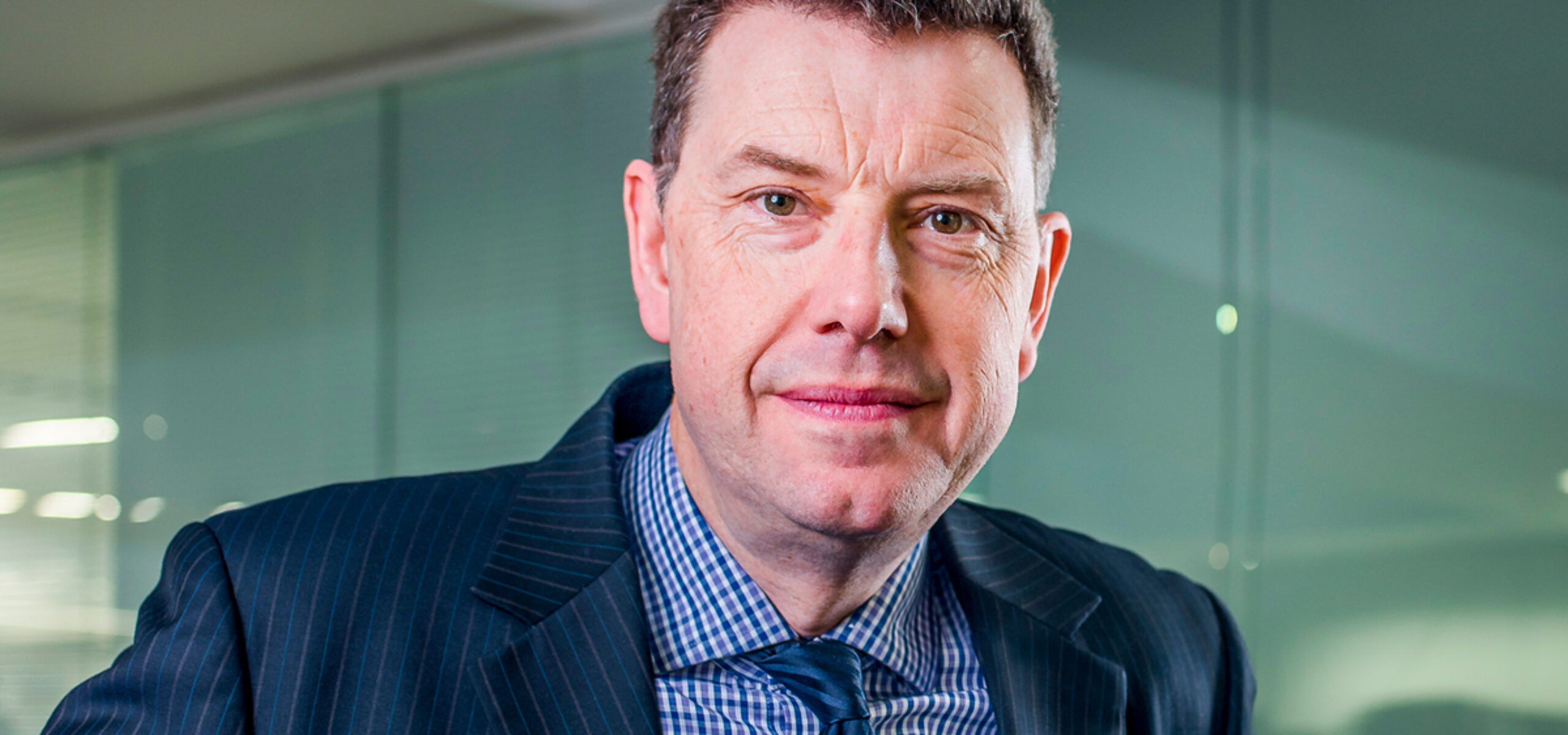 Professor Tim Illidge within the Oglesby Cancer Research Building