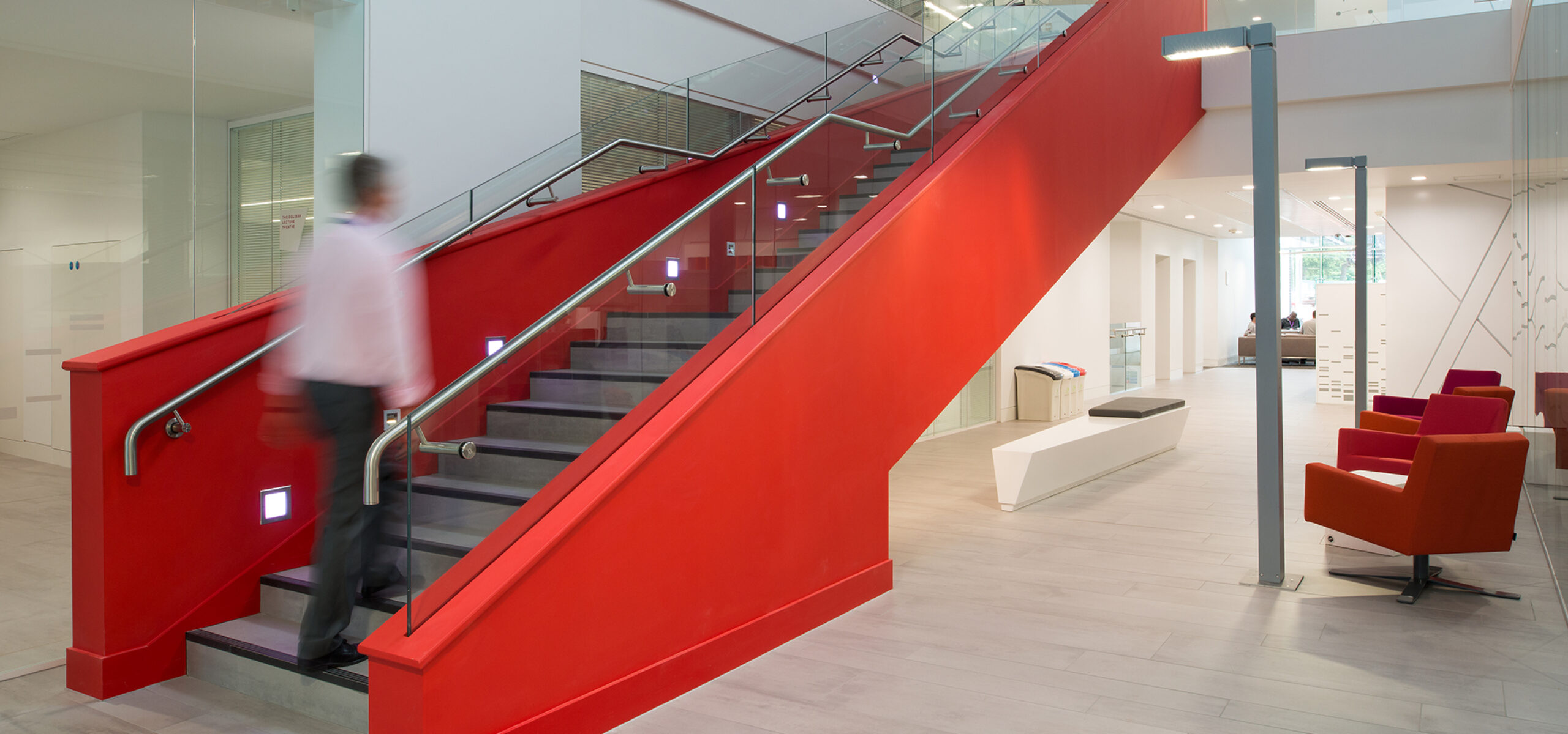 Staircase in the OCRB from ground floor