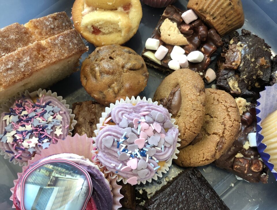 Selection of cakes