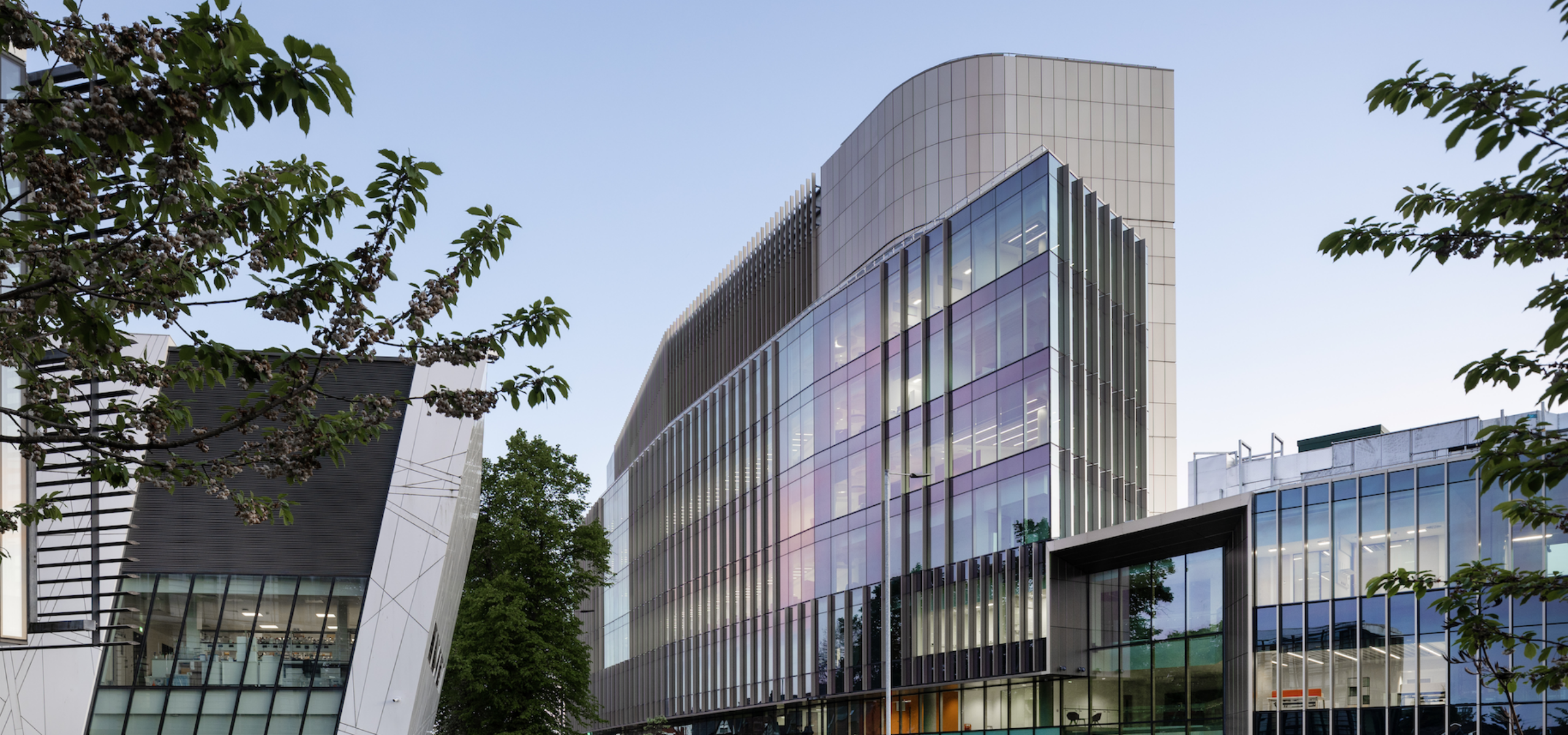 The new Paterson building from Wilmslow Road, Manchester