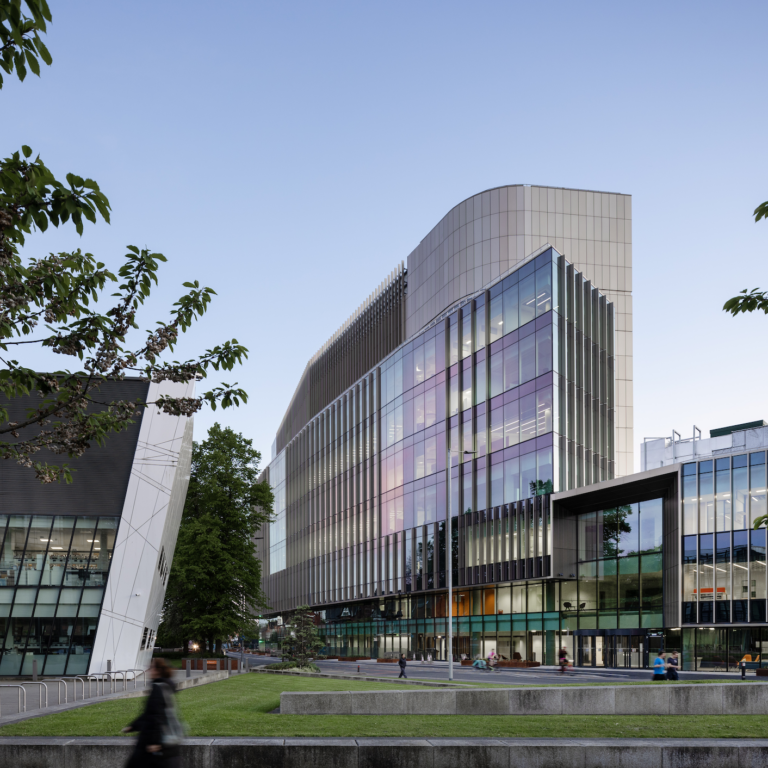 The new Paterson building from Wilmslow Road, Manchester