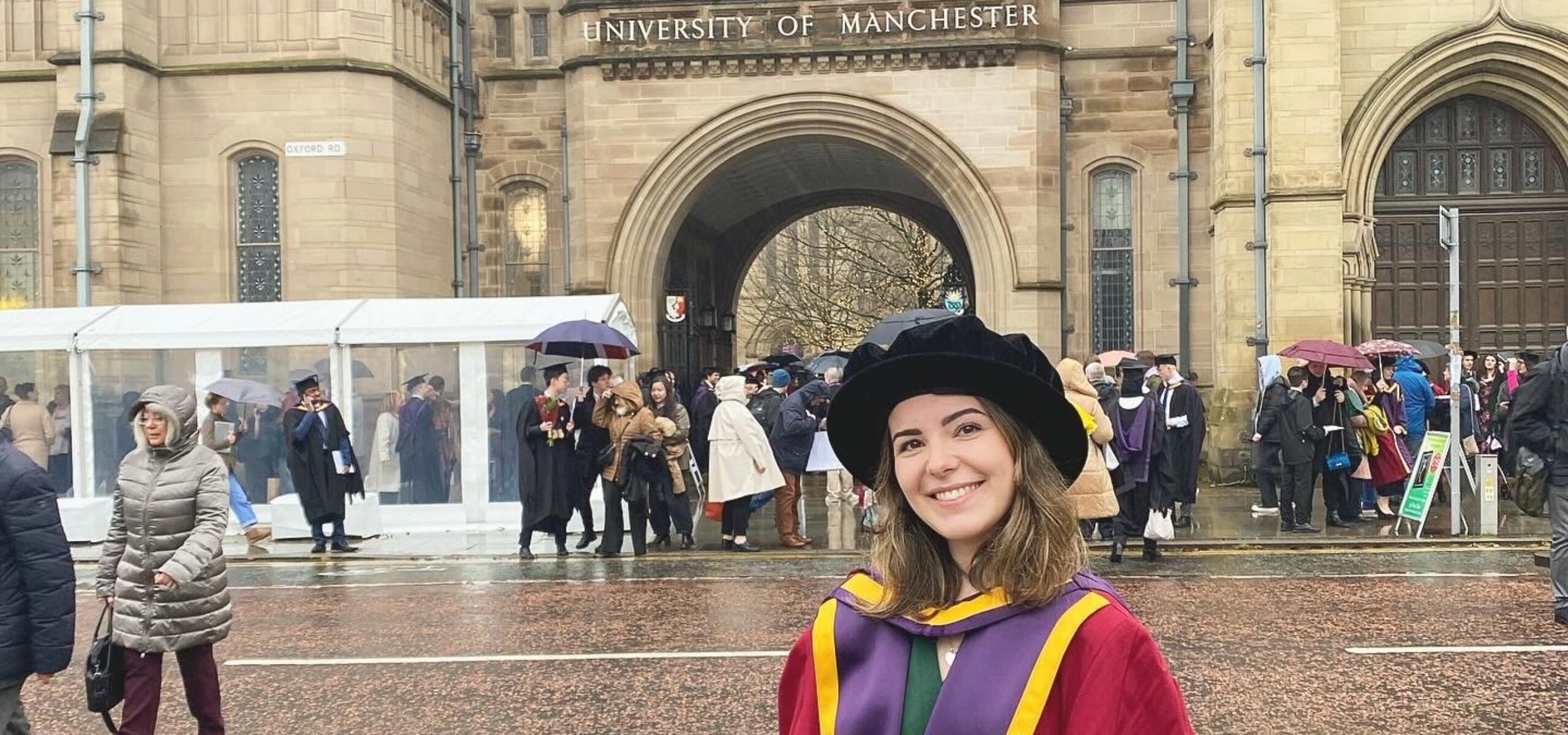 Dr Isabella Fornacon-Wood during her graduation