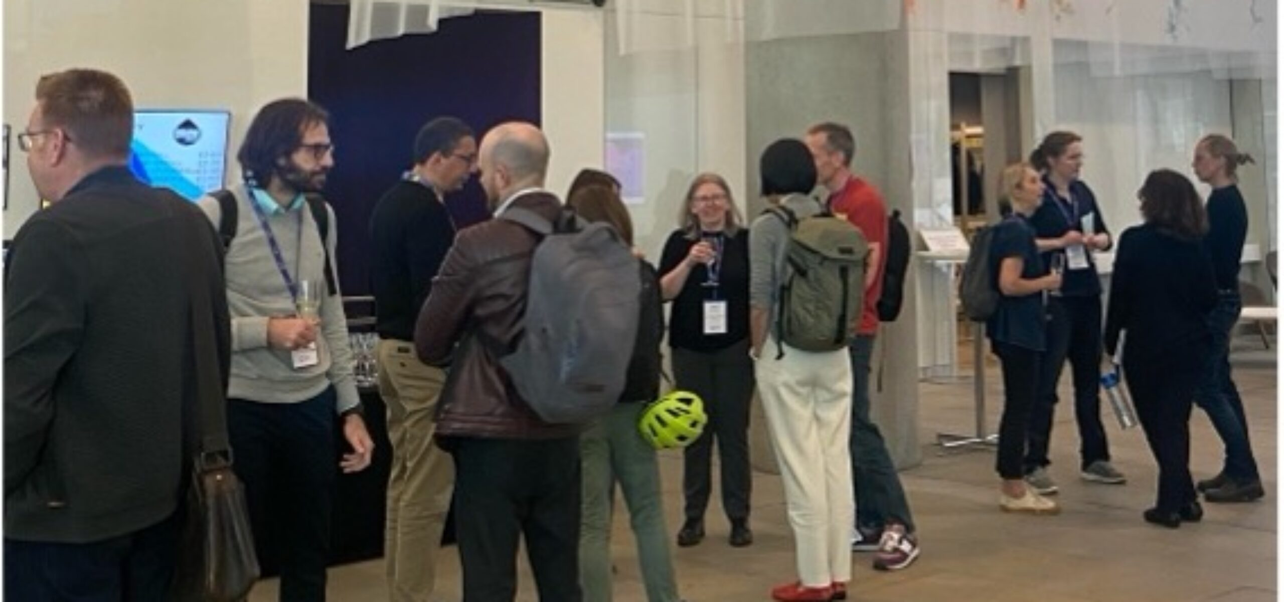 Attendees networking at the Cancer and the Host conference