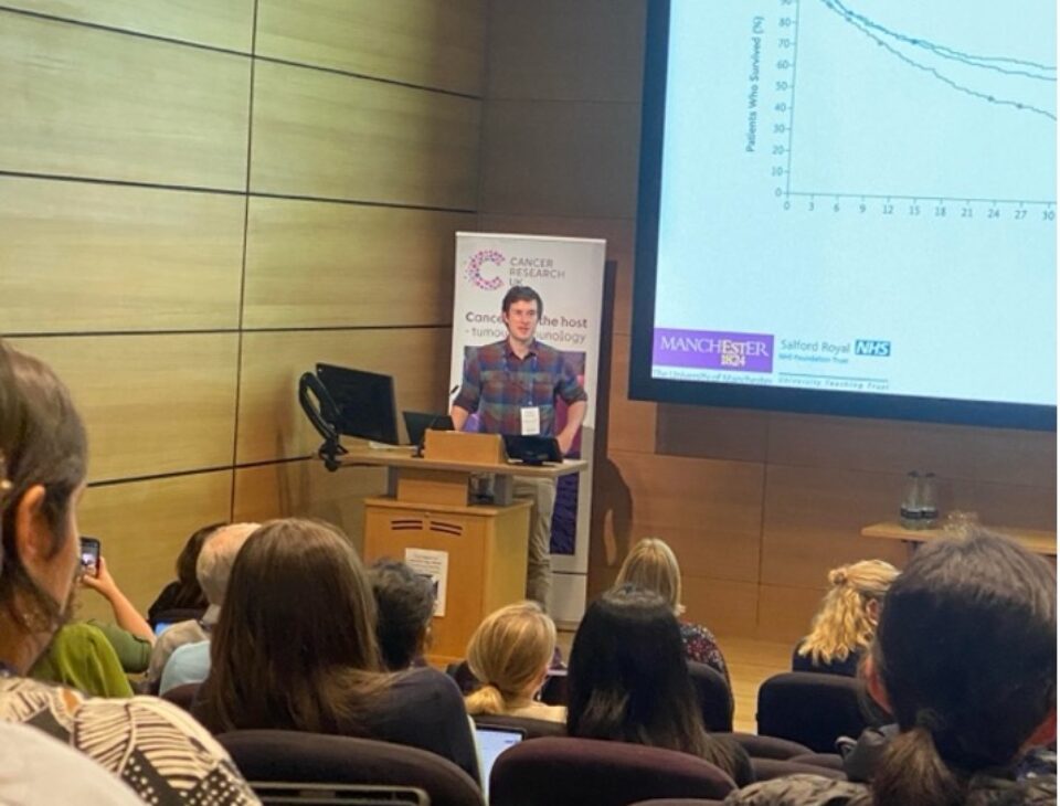 Presentation by Charles Earnshaw, PhD student, CRUK Manchester Institute Cancer Inflammation and Immunity lab