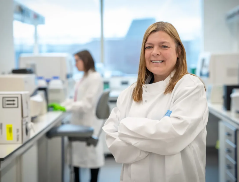 Carolyn at the National Biomarker Centre