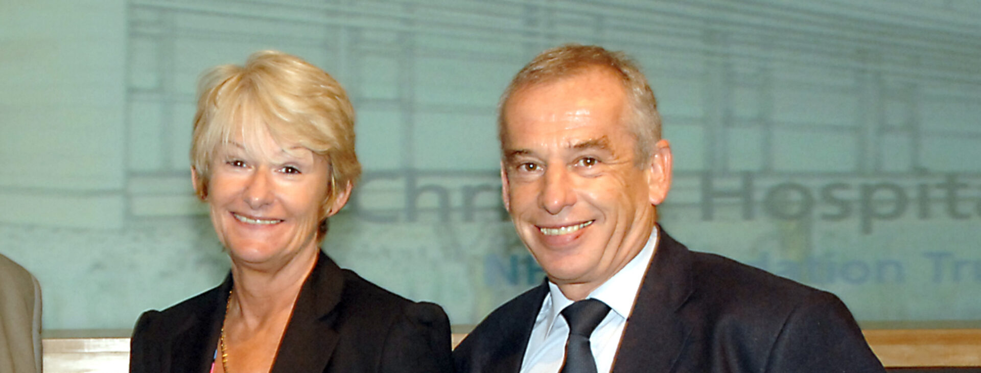 Nancy Rothwell and Prof Nic Jones in 2006